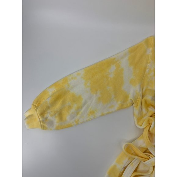 Sincerely Jules for Bandier Yellow Tie Dye Sweatshirt Dress Size M - Picture 9 of 9